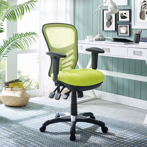 Modway Furniture Articulate Mesh Office Chair – Ergonomic Design for Ultimate Comfort, Adjustable Features & Mobility Green EEI-757-GRN