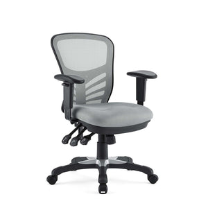Modway Furniture Articulate Mesh Office Chair – Ergonomic Design for Ultimate Comfort, Adjustable Features & Mobility Gray EEI-757-GRY