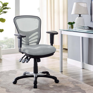 Modway Furniture Articulate Mesh Office Chair – Ergonomic Design for Ultimate Comfort, Adjustable Features & Mobility Gray EEI-757-GRY