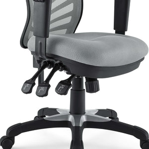 Modway Furniture Articulate Mesh Office Chair – Ergonomic Design for Ultimate Comfort, Adjustable Features & Mobility Gray EEI-757-GRY