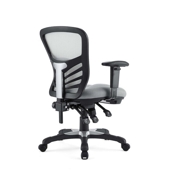 Modway Furniture Articulate Mesh Office Chair – Ergonomic Design for Ultimate Comfort, Adjustable Features & Mobility Gray EEI-757-GRY