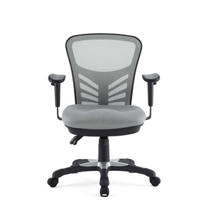 Modway Furniture Articulate Mesh Office Chair – Ergonomic Design for Ultimate Comfort, Adjustable Features & Mobility Gray EEI-757-GRY