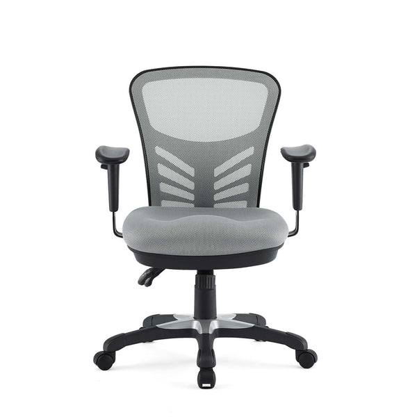 Modway Furniture Articulate Mesh Office Chair – Ergonomic Design for Ultimate Comfort, Adjustable Features & Mobility Gray EEI-757-GRY