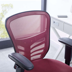 Modway Furniture Articulate Mesh Office Chair – Ergonomic Design for Ultimate Comfort, Adjustable Features & Mobility Red EEI-757-RED