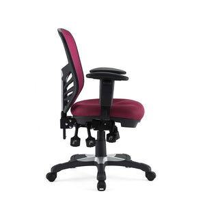 Modway Furniture Articulate Mesh Office Chair – Ergonomic Design for Ultimate Comfort, Adjustable Features & Mobility Red EEI-757-RED