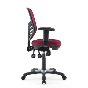Modway Furniture Articulate Mesh Office Chair – Ergonomic Design for Ultimate Comfort, Adjustable Features & Mobility Red EEI-757-RED