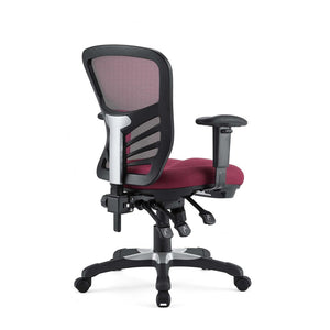 Modway Furniture Articulate Mesh Office Chair – Ergonomic Design for Ultimate Comfort, Adjustable Features & Mobility Red EEI-757-RED