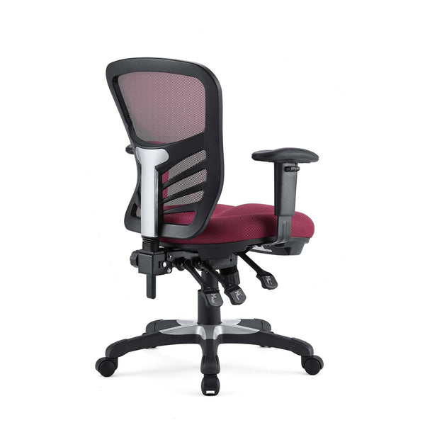Modway Furniture Articulate Mesh Office Chair – Ergonomic Design for Ultimate Comfort, Adjustable Features & Mobility Red EEI-757-RED