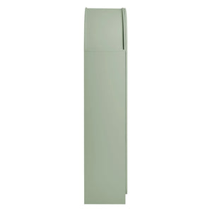 Modway Furniture Dahlia Fluted Arched Tall Cabinet with Scalloped Base and Four Shelves for Any Room EEI-7570-SGE