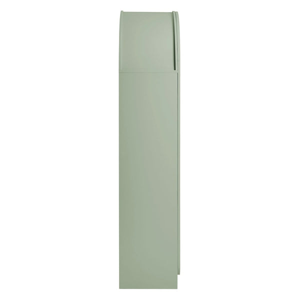Modway Furniture Dahlia Fluted Arched Tall Cabinet with Scalloped Base and Four Shelves for Any Room EEI-7570-SGE