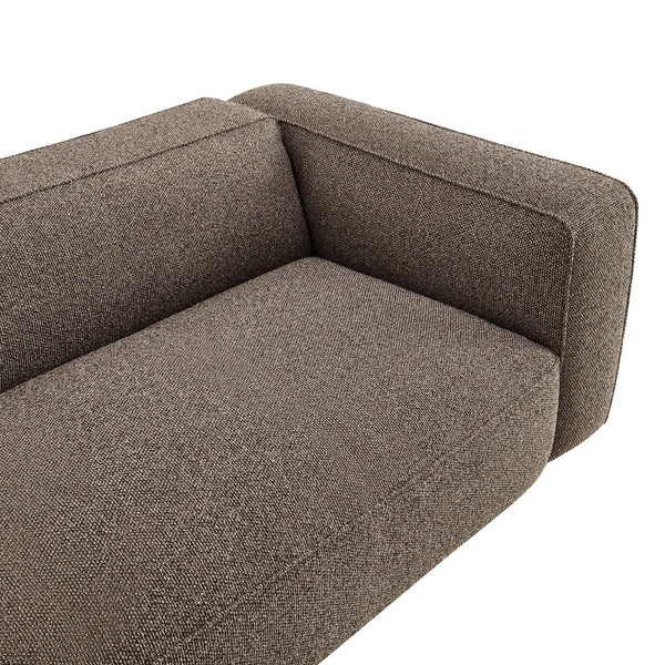 Modway Furniture Auren 88 Inch Bouclé Upholstered Sofa with Pocket Spring Seating for Living Rooms Brown EEI-7673-ETH