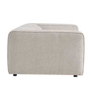 Modway Furniture Auren 88 Inch Bouclé Upholstered Sofa with Pocket Spring Seating for Living Rooms Gray EEI-7673-FOG