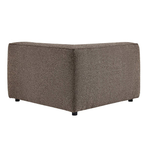 Modway Furniture Auren Modway Bouclé Corner Module Pocket Spring Sectional Chair for Living Rooms Brown EEI-7677-ETH