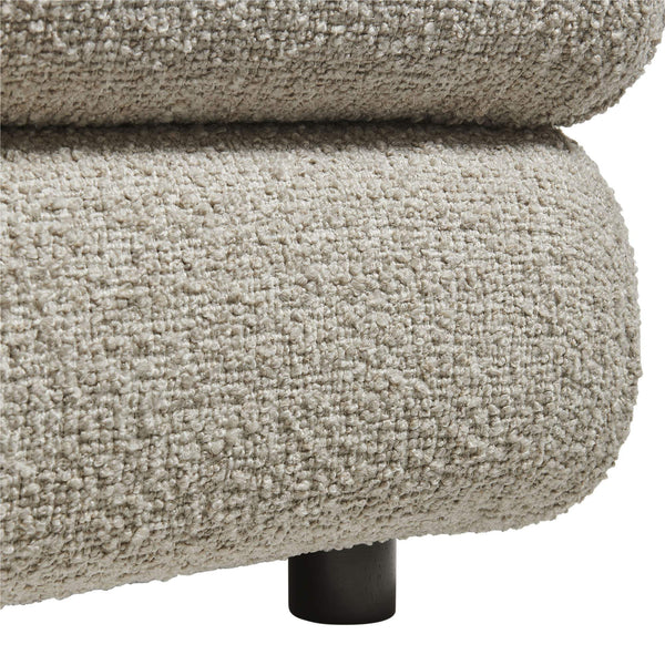 Modway Furniture Jubilee Modway Tufted Square Ottoman with Looped Yarn Upholstery for Modern Living Brown EEI-7711-LIN