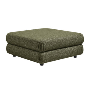 Modway Furniture Jubilee Modway 4 Piece Modular Sectional Looped Yarn Woven Sofa Set for Living Rooms Green EEI-7713-OLI