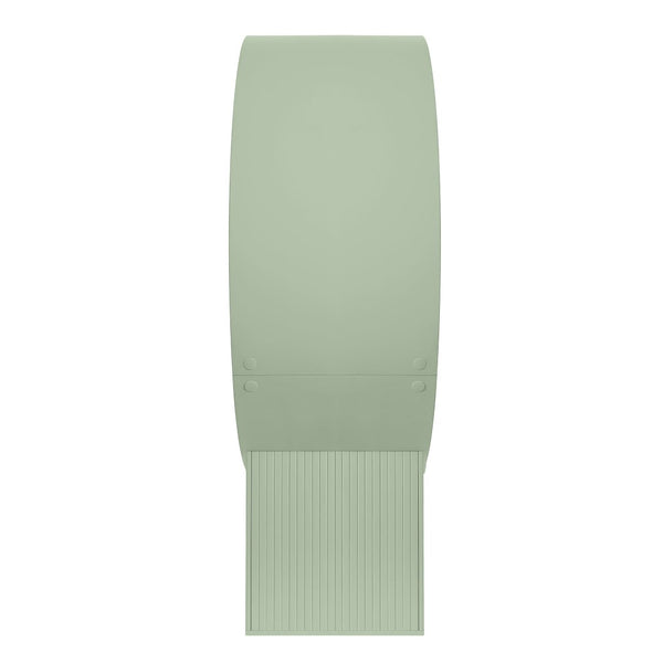 Modway Furniture Aperture Sculptural Pod Accent Chair with Tufted Cushion Fluted Base for Entryway Lounge Sage Ivory EEI-7727-SGE-IVO