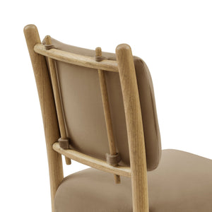 Modway Furniture Mauden Performance Velvet Dining Chairs Set with Rubberwood Frame for Coastal Rooms Taupe EEI-7778-TAU