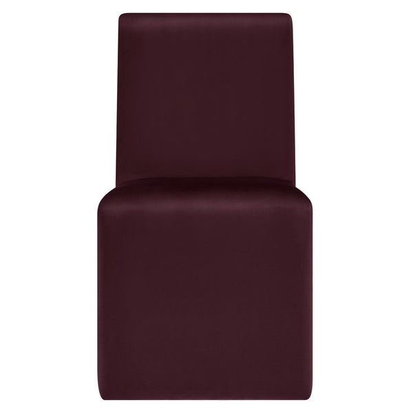 Modway Furniture Emory Modway Sculptural Velvet Dining Chairs Set of Two for Modern Interiors Mulberry EEI-7826-MUL