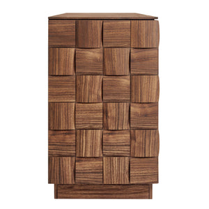 Modway Furniture Duskin Geometric Block Four Door Sideboard with Push Open Soft Close Doors by Modway EEI-7850-WAL