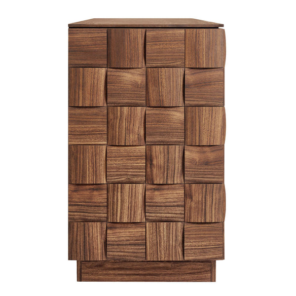 Modway Furniture Duskin Geometric Block Four Door Sideboard with Push Open Soft Close Doors by Modway EEI-7850-WAL