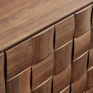 Modway Furniture Duskin Geometric Block Four Door Sideboard with Push Open Soft Close Doors by Modway EEI-7850-WAL