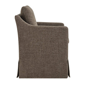 Modway Furniture Serene Slipcovered Armchair with Stain Repellent Fabric for Elegant Dining Rooms Brown EEI-7893-MOC