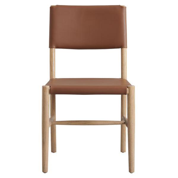 Modway Furniture Dover Elm Wood Vegan Leather Dining Chair Mid-Century Modern Farmhouse Seating EEI-7900-NAT-SDL