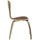 Vortex Dining Side Chair Brown, Dark Walnut EEI-808-DWL