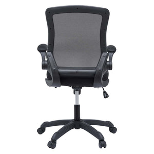 Modway Furniture Veer Mesh Office Chair - Ergonomic, Adjustable, and Breathable Design for Ultimate Work Comfort EEI-825-BLK