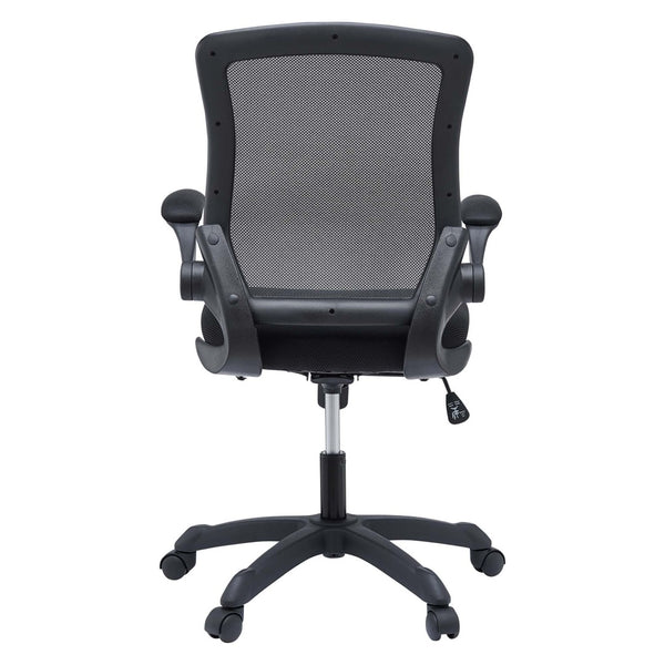 Modway Furniture Veer Mesh Office Chair - Ergonomic, Adjustable, and Breathable Design for Ultimate Work Comfort EEI-825-BLK