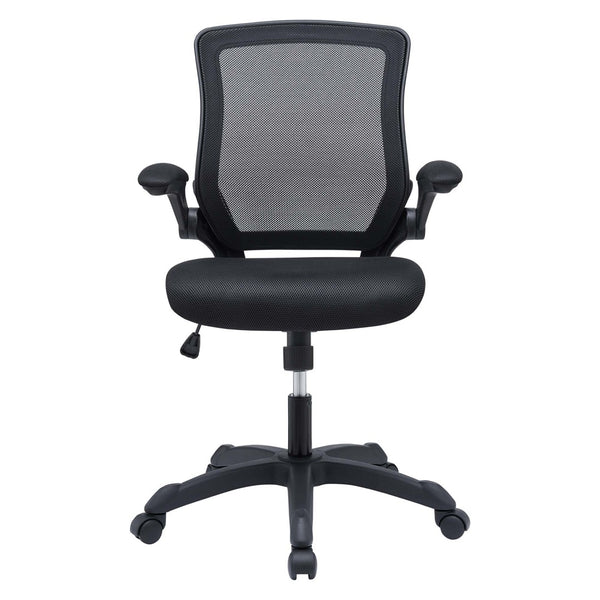 Modway Furniture Veer Mesh Office Chair - Ergonomic, Adjustable, and Breathable Design for Ultimate Work Comfort EEI-825-BLK