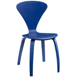 Modway Furniture Vortex Dining Chairs Set of 2 Blue 17 x 18 x 31.5