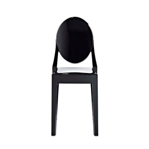 Modway Furniture Casper Dining Chairs Set of 2 – Modern Ergonomic Design for Stylish Seating in Any Space Black EEI-906-BLK