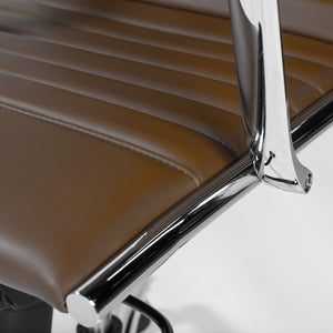Dirk Ergonomic High Back Office Chair with Bungee Seat and Chrome Base for Modern Workspace