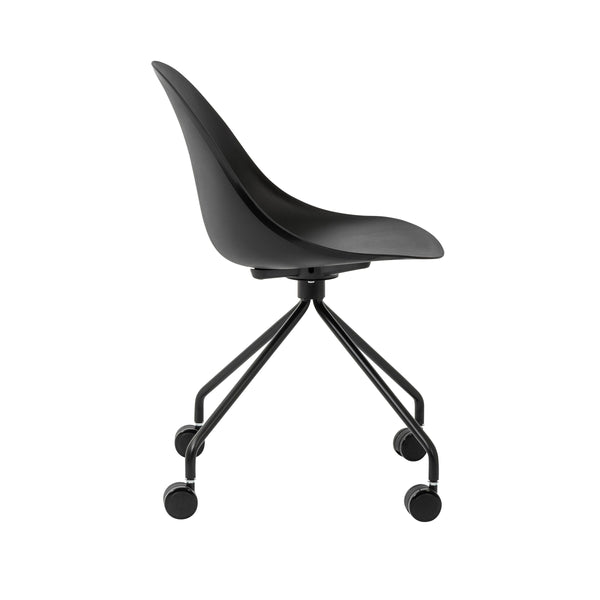 Tayte Polypropylene Office Chair with Powder Coated Steel Base for Home or Work