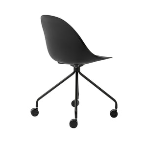 Tayte Polypropylene Office Chair with Powder Coated Steel Base for Home or Work