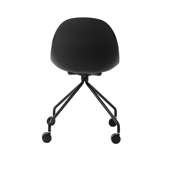 Tayte Polypropylene Office Chair with Powder Coated Steel Base for Home or Work