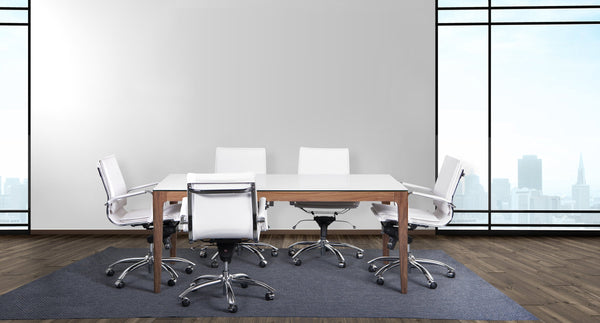 Gunar Pro Low Back Office Chair with Tilt Mechanism and Chrome Rolling Base for Home Workspace