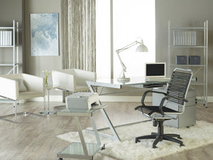 Bradley Bungie High Back Ergonomic Office Chair with Ventilated Bungee Cord Seat and Lumbar Support