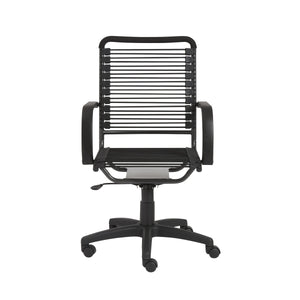 Bungie High Back Ergonomic Office Chair Bungee Cord Seat Aluminum Base Natural Ventilation