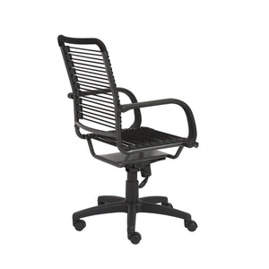 Bungie High Back Ergonomic Office Chair Bungee Cord Seat Aluminum Base Natural Ventilation