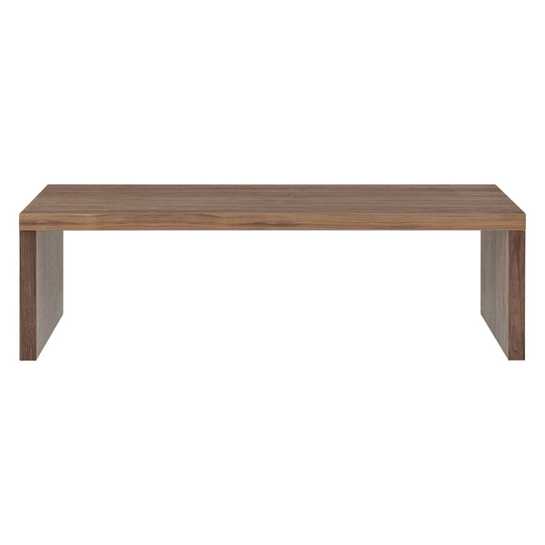 Abby Honeycomb Wood Coffee Table Lightweight Modern Design for Living Room Decor Display