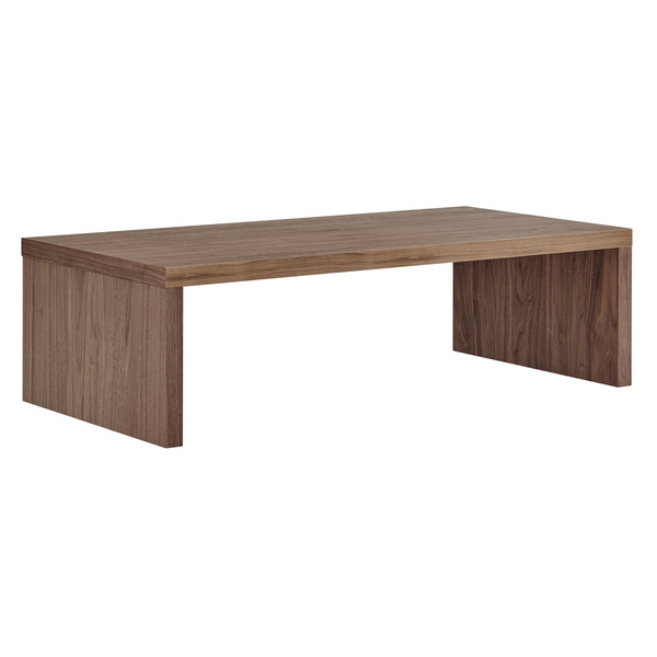 Abby Honeycomb Wood Coffee Table Lightweight Modern Design for Living Room Decor Display