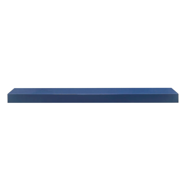 Barney Modern Floating Wall Shelf with Veneer Finish for Books and Decorative Displays