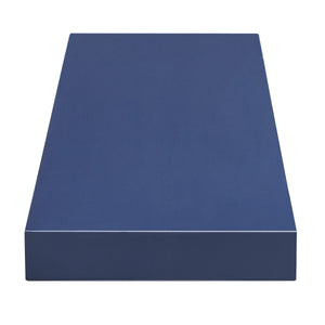 Barney Modern Floating Wall Shelf with Veneer Finish for Books and Decorative Displays