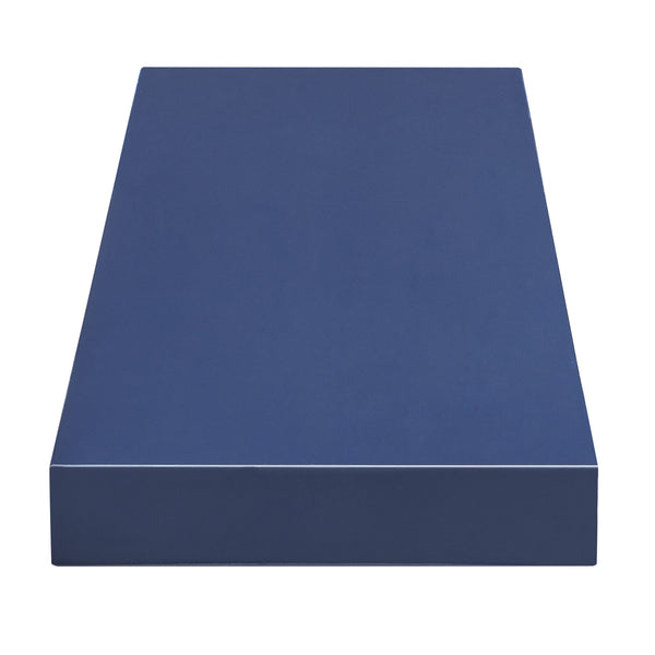 Barney Modern Floating Wall Shelf with Veneer Finish for Books and Decorative Displays