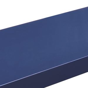 Barney Modern Floating Wall Shelf with Veneer Finish for Books and Decorative Displays