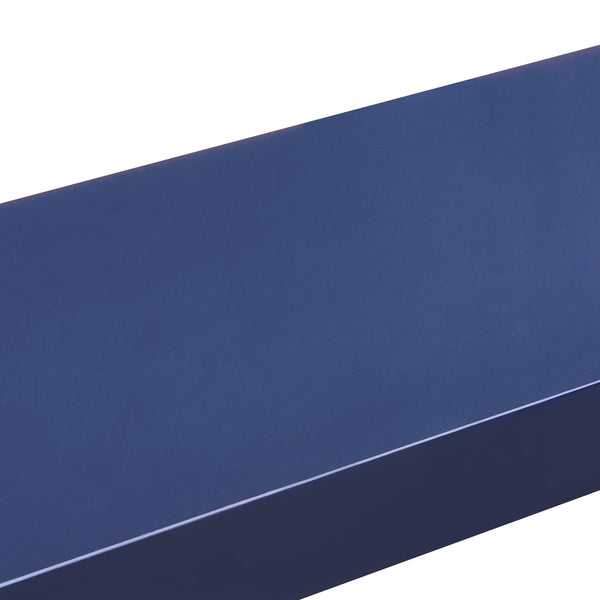 Barney Modern Floating Wall Shelf with Veneer Finish for Books and Decorative Displays