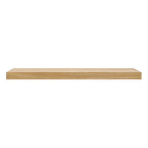 Barney Modern Floating Wall Shelf with Veneer Finish for Books and Decorative Displays