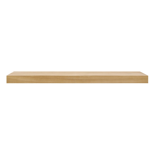Barney Modern Floating Wall Shelf with Veneer Finish for Books and Decorative Displays